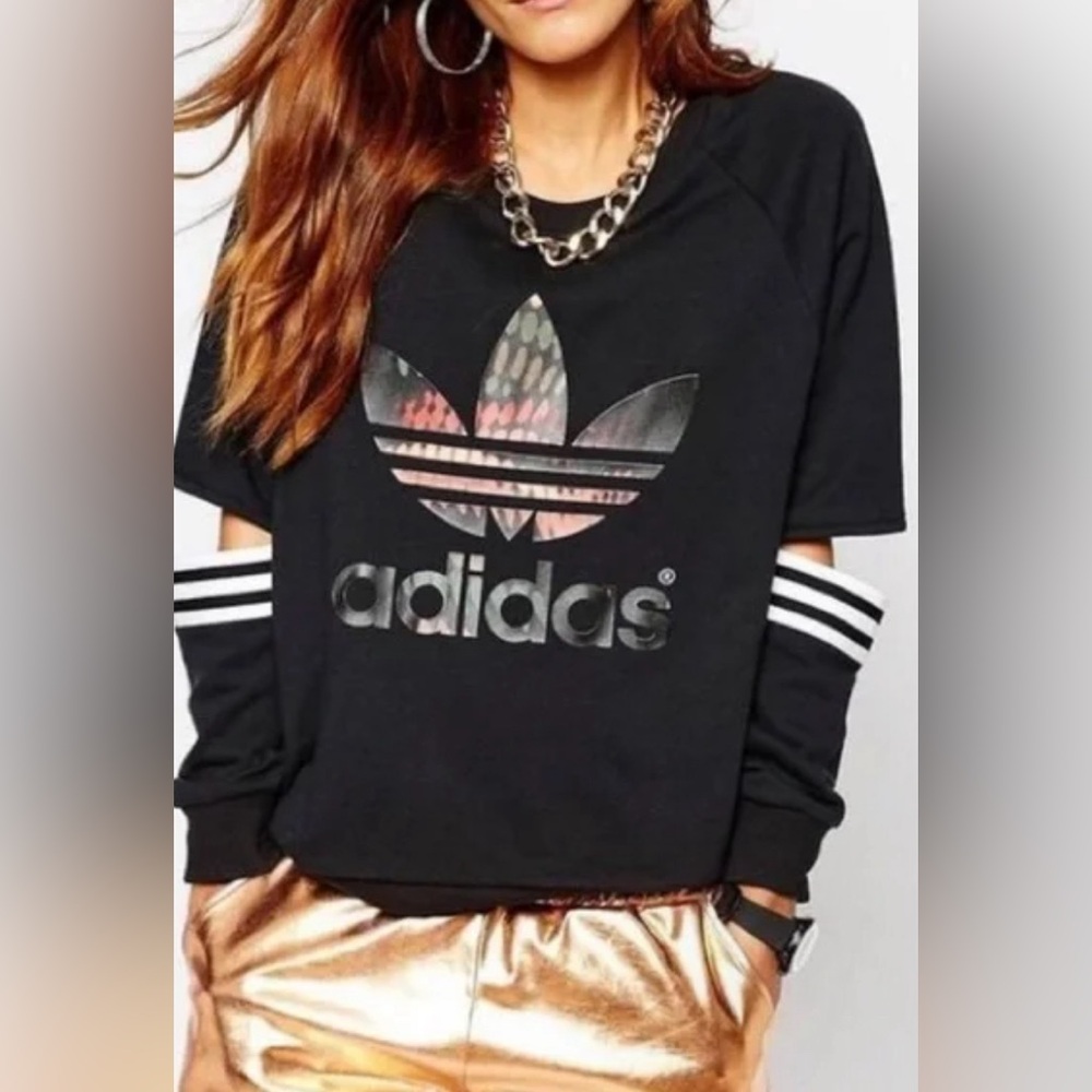 Adidas Rita Ora Trapeze Cut Out Sweater